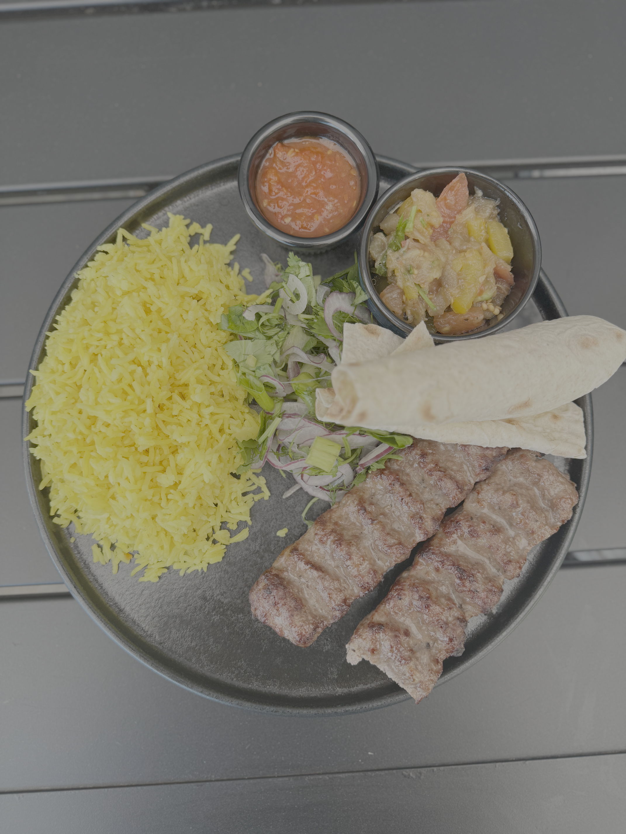 Barbecue menu - featuring a variety of meats and sides