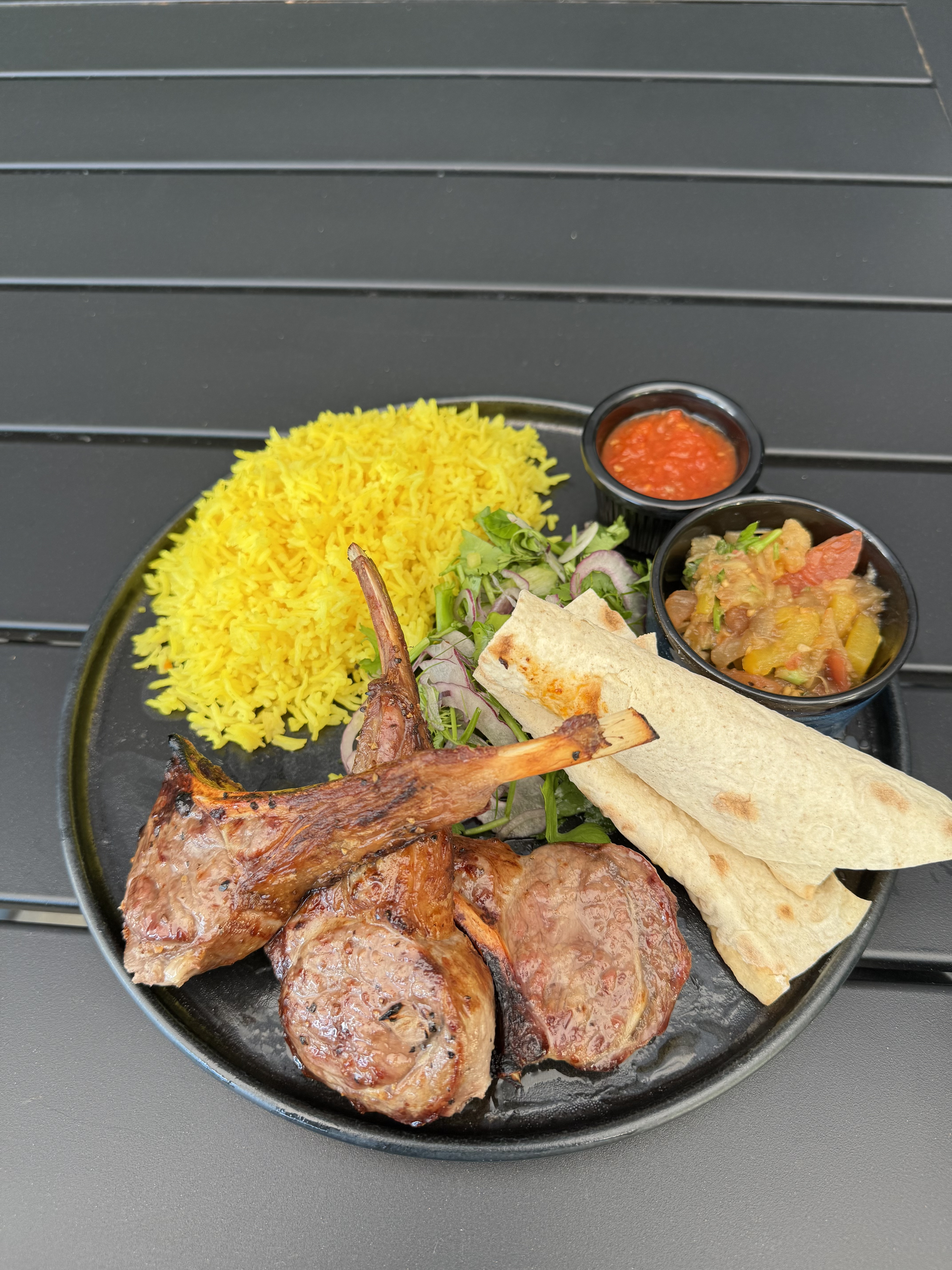 Barbecue menu - featuring a variety of meats and sides